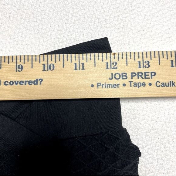 BoomBooty Legging Textured Pattern Black Size Large - Picture 8 of 13